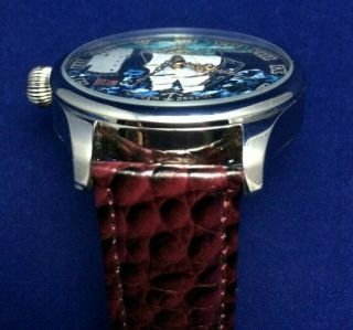 Luxury Vintage Watch ULYSSE NARDIN Art Work Dial Mechanical Men ' s Wristwatch 5