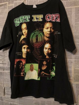 Vtg 90s Set It Off En Vogue Queen Latifah Rap Hip Hop Rnb T - Shirt