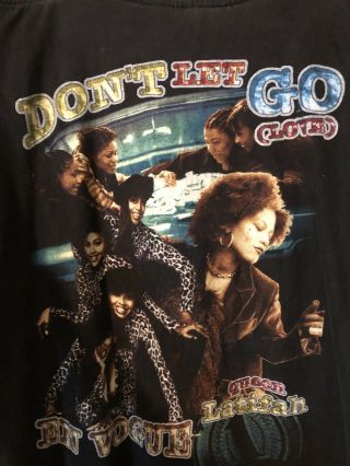 Vtg 90s Set It Off En Vogue Queen Latifah Rap Hip Hop Rnb T - shirt 6