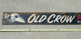 Old Crow Speed Shop ANTIQUE STEEL HIGHWAY SIGN Burbank California HOT ROD SHOP 2