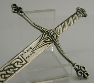 Rare Alexander Ritchie Sterling Silver Celtic Letter Opener 1937 Iona Antique