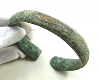 Authentic Medieval Viking Era Bronze Bracelet - L669