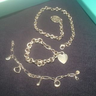 Tiffany Designer 16 " Return To Tiffany Sterling Silver Necklace W/heart Plus
