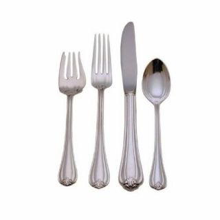 Woodwind By Reed & Barton Sterling Flatware,  4 Piece Place Setting,