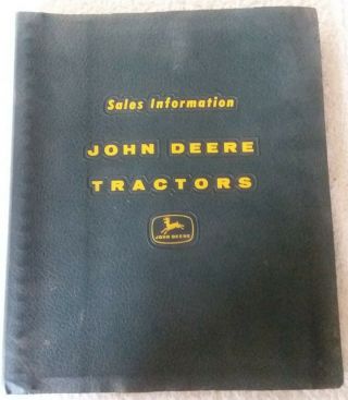 Vintage 1960s John Deere Tractor Sales Info 1010 Crawler 8010 Diesel Binder Full
