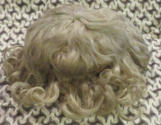 G993 Best Antique 11 " Mohair Wig For Antique French Or German Bisque Doll