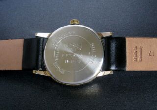Mens 1971 Bulova SEA KING 10K Yellow RGP 17j Vintage WHALE Swiss Made Watch 5