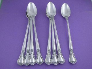 8 Sterling Gorham Iced Tea Spoons Chantilly No Mono