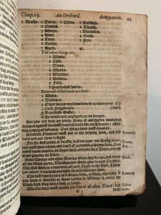1626: ONE OF THE RAREST EARLY OF ENGLISH GARDENING - WOODCUTS RARE 6