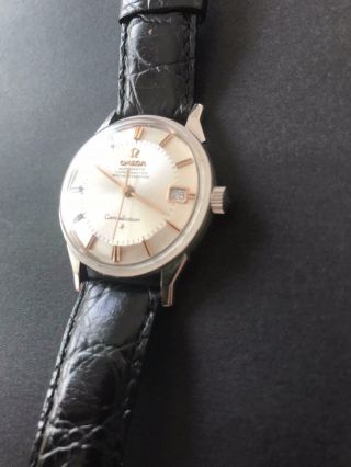 VINTAGE OMEGA CONSTELLATION PIE PAN AUTOMATIC MEN ' s WATCH automatic chronometer 10