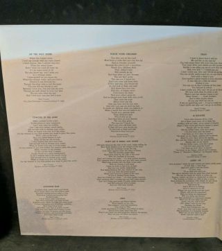 Crosby,  Stills,  Nash & Young 4 Way Street LP White Label Promo Mono Vinyl Rare 5