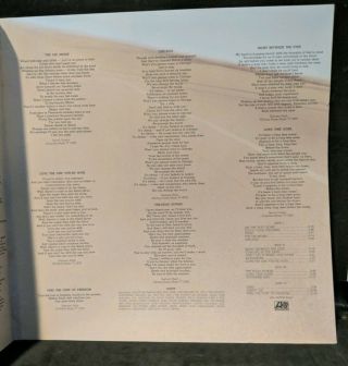 Crosby,  Stills,  Nash & Young 4 Way Street LP White Label Promo Mono Vinyl Rare 6