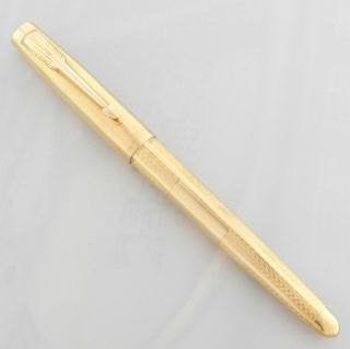 Parker Presidential 51 18kt Rose Gold Vintage Fountain Pen Carioquinha