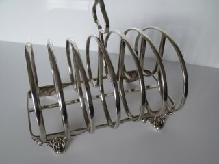 Victorian Silver Toast Rack,  London 1863 2