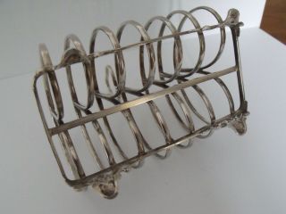 Victorian Silver Toast Rack,  London 1863 6