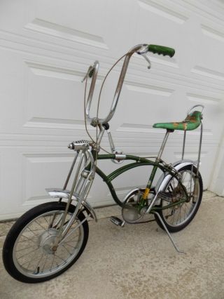 1970 SCHWINN PEA PICKER KRATE BIKE VINTAGE STINGRAY BANANA SEAT STIK S2 MUSCLE 3