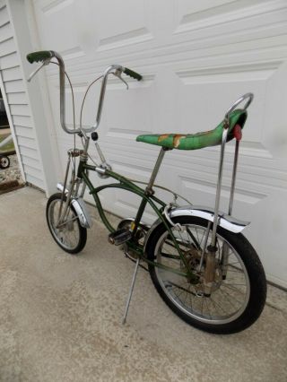 1970 SCHWINN PEA PICKER KRATE BIKE VINTAGE STINGRAY BANANA SEAT STIK S2 MUSCLE 4