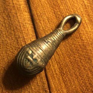 Antique Ivory Coast African Wax Made Brass Bead 1500 - 1600’s Artifact Trade Money