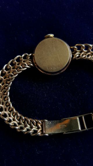 Jaeger LeCoultre Watch 9ct 375 Gold Vintage 6