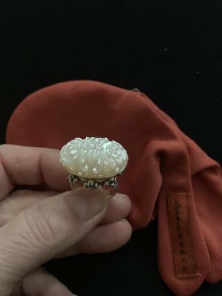 Stephen Dweck Sterling Silver MOP ring Size 7 NWOT 4