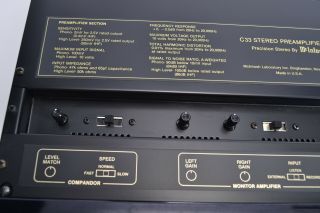 McIntosh C33 Stereo Preamplifier - Phono Stage - Vintage Classic Audiophile 10