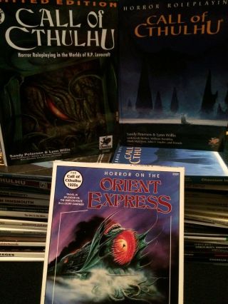 H.  P.  Lovecraft Call Of Cthulhu Megalot - 51 Items.  Vintage.