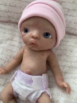 Jennie Lee Full Body Silicone Elfkin Baby Girl Doll Rare