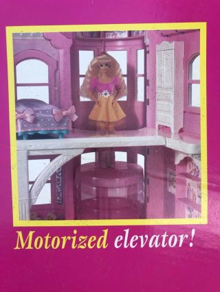 1995 Barbie Dream House Victorian Elevator Mattel Vintage 2