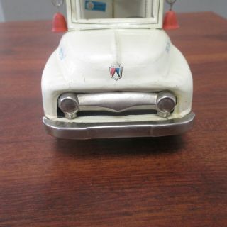 Vintage TIN LITHO FORD F334 FLAVOR ICE CREAM CAR TRUCK FRICTION w/ORIG BOX 6