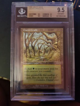 Gaea’s Cradle - Bgs 9.  5 Gem - Urza 