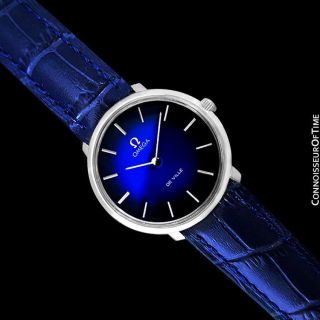1974 Omega De Ville Vintage Mens Ss Steel Handwound Watch - With