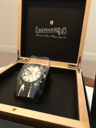 Eberhard Champion V Grande Date 310.  64.  4 Caliber Ljp 8210 Chronograph Watch