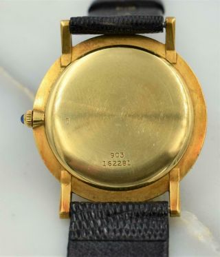Rare Men ' s 18K Yellow Gold Piaget Wristwatch Ref 903 Circa 1970 ' S 4