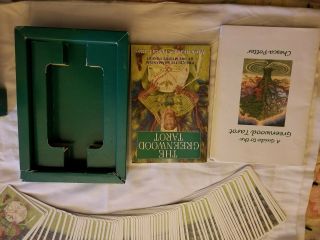 The Greenwood Tarot,  1996 Thorsons Printing - Deck & Book Set - Ultra Rare