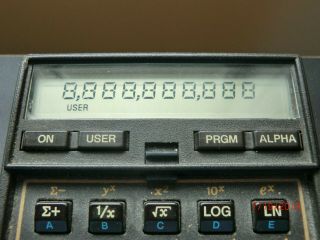 VINTAGE HP - 41CV Programmable Calculator w/Case,  Stat & Math Mdls 3