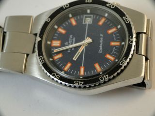 vintage HELVETIA WATERSTAR II diver automatic wristwatch from 1970´s runs ok 4