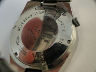 vintage HELVETIA WATERSTAR II diver automatic wristwatch from 1970´s runs ok 6