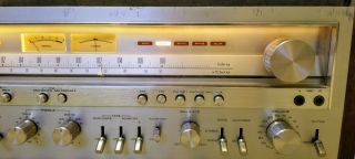 Vintage 1970 ' s PIONEER SX - 1250 AM/FM 160W Stereo Receiver Wood Cabinet 3