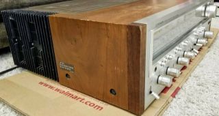 Vintage 1970 ' s PIONEER SX - 1250 AM/FM 160W Stereo Receiver Wood Cabinet 5