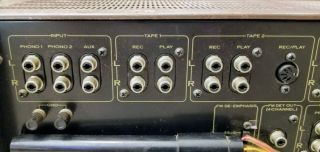 Vintage 1970 ' s PIONEER SX - 1250 AM/FM 160W Stereo Receiver Wood Cabinet 8