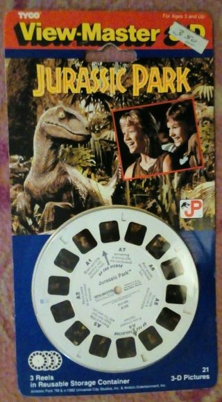Jurassic Park The View - Master Reels 3pk In Packet