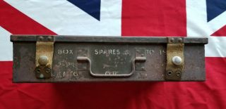 Ww2 British 2 Pdr & 3 " Howitzer Parts And Spares Box