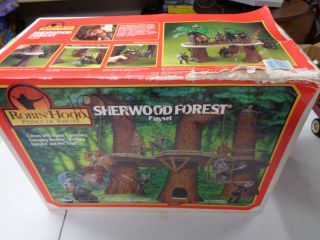 Vintage 1991 Kenner Robin Hood Sherwood Forest Playset Mib Box Toy