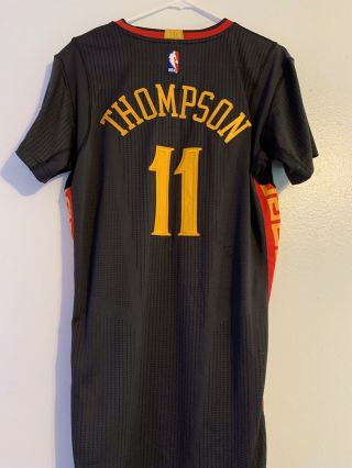 Rare Klay Thompson Warriors Chinese Year Game Worn Jersey Steph Durant 2