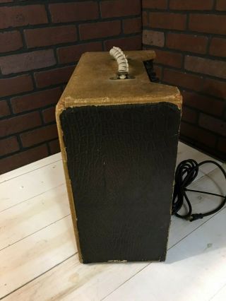 RARE Vintage Fidelity De - Luxe Combo Tube Amplifier Guitar Amp 1950 ' s? 5