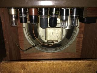 RARE Vintage Fidelity De - Luxe Combo Tube Amplifier Guitar Amp 1950 ' s? 8