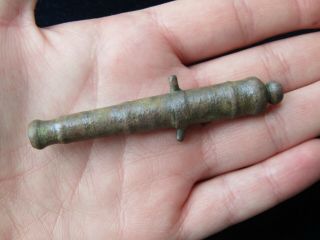 Late 17th To 18th Century Bronze Toy Cannon