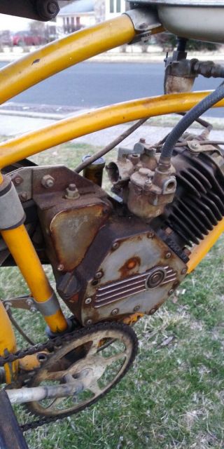 Vintage Whizzer Motor Bike Rollfast Frame (Fresh Barn Find) 11