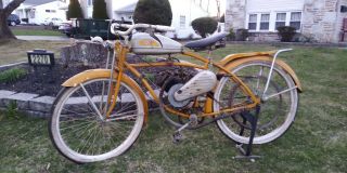 Vintage Whizzer Motor Bike Rollfast Frame (fresh Barn Find)