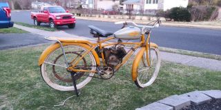 Vintage Whizzer Motor Bike Rollfast Frame (Fresh Barn Find) 4